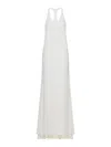 Jacquemus Womens White Marcel Scoop-neck Stretch-woven Maxi Dress In White