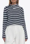 Jacquemus Marina Striped Wool-blend Sweater