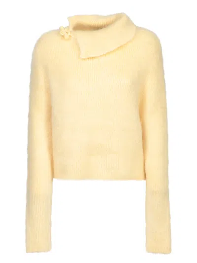 Jacquemus Women Le Pull Marina Sweater In Yellow