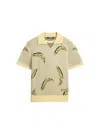 Jacquemus Crew Neck Graphic Print Polo Shirt