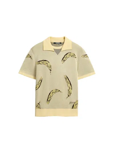 JACQUEMUS JACQUEMUS MARINO BANANA POLO SHIRT YELLOW