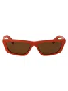 Jacquemus Rectangle-frame Sunglasses In Brown
