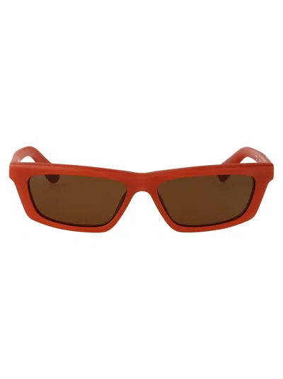 JACQUEMUS JACQUEMUS MATT METALLIC COFFEE/ GOLD/ BROWN ACETATE SUNGLASSES
