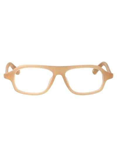 Jacquemus Matt Milky Brown/ Gold/ Optical Acetate Glasses