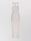 Jacquemus Maxi Racerback Dress Textured Fabric