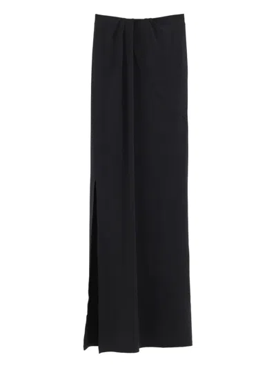 JACQUEMUS MAXI SKIRT IN BLACK