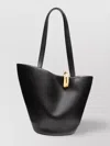 Jacquemus The Medium Bambola Asymmetric Leather Bucket Bag