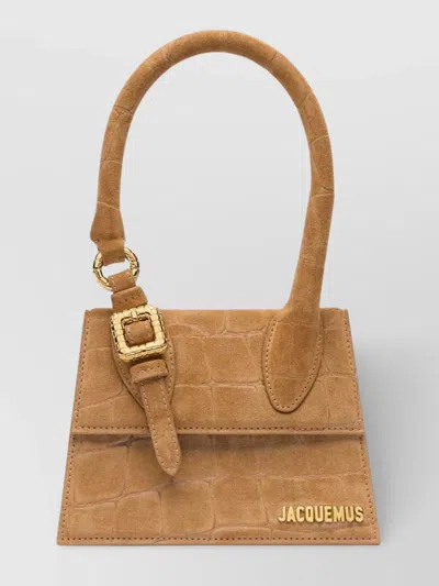 Jacquemus Medium Buckle Leather Crossbody Bag