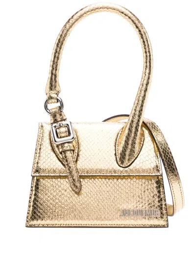 Jacquemus Medium Chiquito Bag In Gold