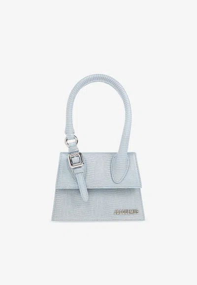 Jacquemus Medium Chiquito Lizard-embossed Leather Handbag