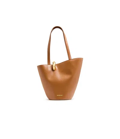 Jacquemus Medium Le Bambola Shoulder Bag In Brown