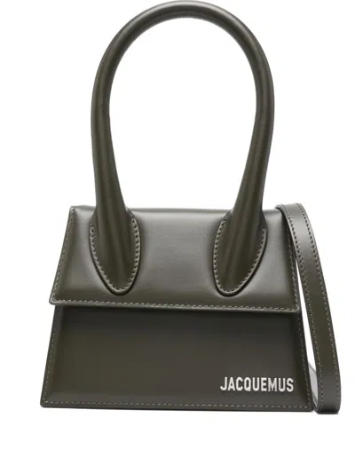 Jacquemus Medium Le Chiquito Top-handle Tote Bag In Brown