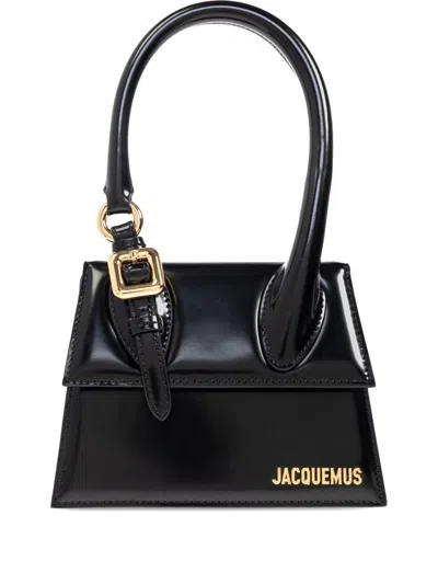Jacquemus Medium 'the Chiquito' Handbag  In Black