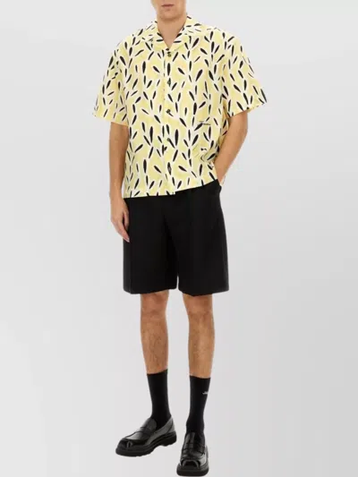 Jacquemus "melo" Bermuda Shorts Back Pocket In Black
