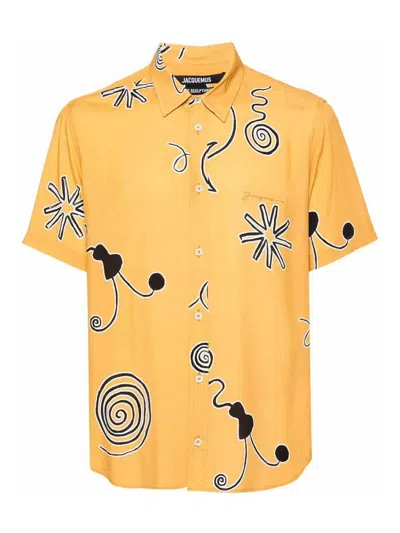 JACQUEMUS MELO SPIRAL-PRINT SHIRT