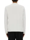 Jacquemus Relaxed-fit Long-sleeved Cotton T-shirt With Minimalist Design In White