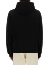 Jacquemus The Gros Grain Zip-up Hooded Sweatshirt In Black