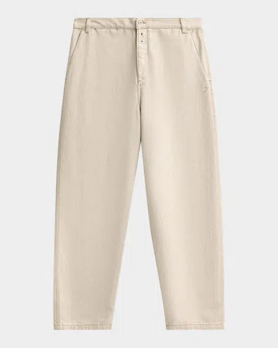 JACQUEMUS MEN & APOS;S LE DE NIMES COTTON-HEMP PANTS