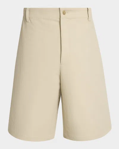 Jacquemus Men & Apos;s Straight-leg Bermuda Shorts In Neutral