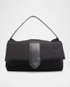 Jacquemus Le Petit Messenger Bambino Shoulder Bag Unica In Black