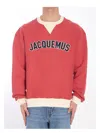 Jacquemus Baseball Sweatshirt In Red