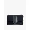 Jacquemus Womens La Banane Bambino Woven Belt Bag Black In Black
