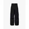 Jacquemus Straight Cargo Pants In Black