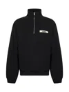 Jacquemus Grog Grain Zip-neck Sweatshirt In Multi