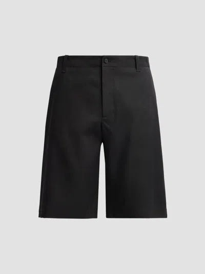 Jacquemus Men's Camargue Virgin Wool Shorts In Black