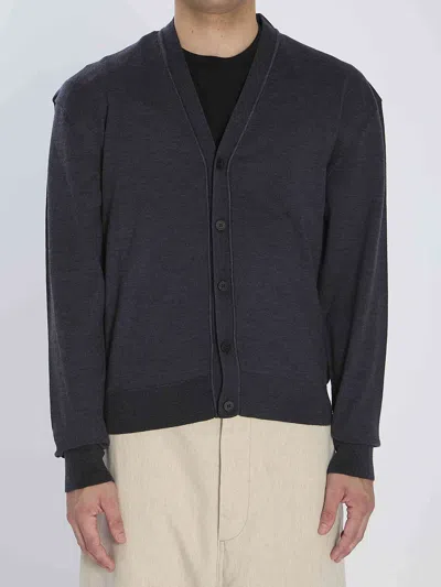 Jacquemus Men Cardigan Brode In Black