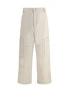 Jacquemus Carré De-nîmes Cargo Jeans In Neutral