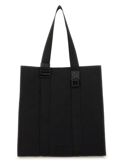 Jacquemus Men's Cotton Lined Leather Handbags
