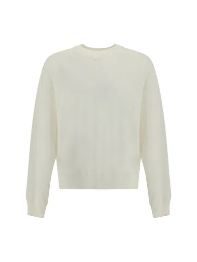 Jacquemus Men Crew-neck Sweater In Merino Wool In Neutral