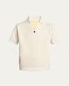 Jacquemus The Scala Polo Shirt In Off-white