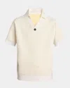 Jacquemus The Scala Polo Shirt In Off-white