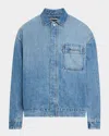 Jacquemus La Chemise Logo-embroidered Denim Shirt