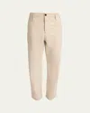 Jacquemus Men's De-nîmes Fernando Jeans In Croco Beige