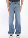 Jacquemus Straight-leg Trousers With Contrast Stitching