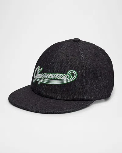 Jacquemus Baseball Cap In Navy