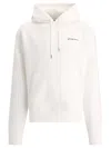 JACQUEMUS MEN'S EMBROIDERED HOODIE IN WHITE FOR SS24