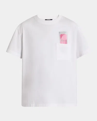 JACQUEMUS MEN'S ESQUIMAU COTTON T-SHIRT