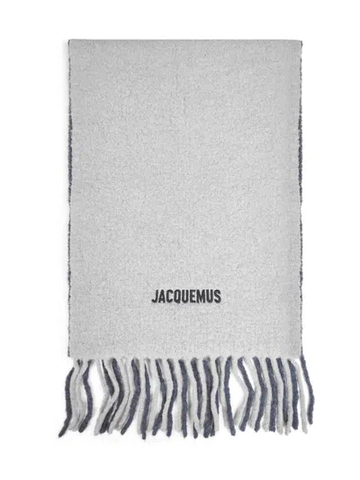 Jacquemus Men Grey The Moisson Scarf In Gray