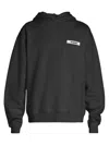 Jacquemus Men's Gros Grain Hoodie In Black