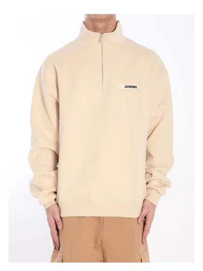 JACQUEMUS MEN'S GROS-GRAIN SWEATSHIRT