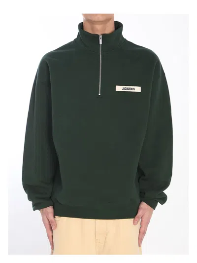 JACQUEMUS MEN'S GROS-GRAIN SWEATSHIRT