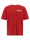 Jacquemus Men 'gros Grain' T-shirt In Red