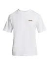 Jacquemus Le T-shirt Plage Cotton-blend T-shirt In White