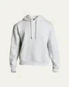 Jacquemus Men's Grosgrain Logo Hoodie In Beige