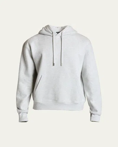 JACQUEMUS MEN'S GROSGRAIN LOGO HOODIE