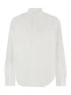 Jacquemus Henri White Shirt With Lettering Logo On The Back In Cotton Man In White